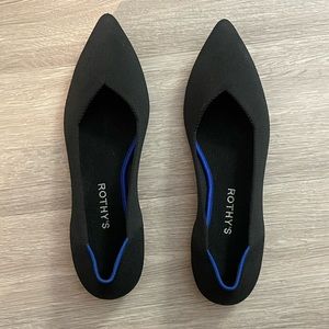 Rothy’s The Point Black Flat Shoe